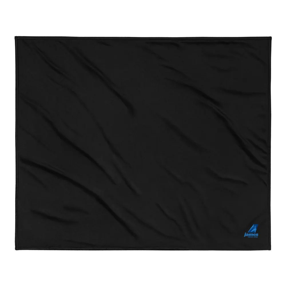 Luxury First-Class Flight Blanket - James Warren-Oliver Two-Tone Blue Tailfin product image (2)