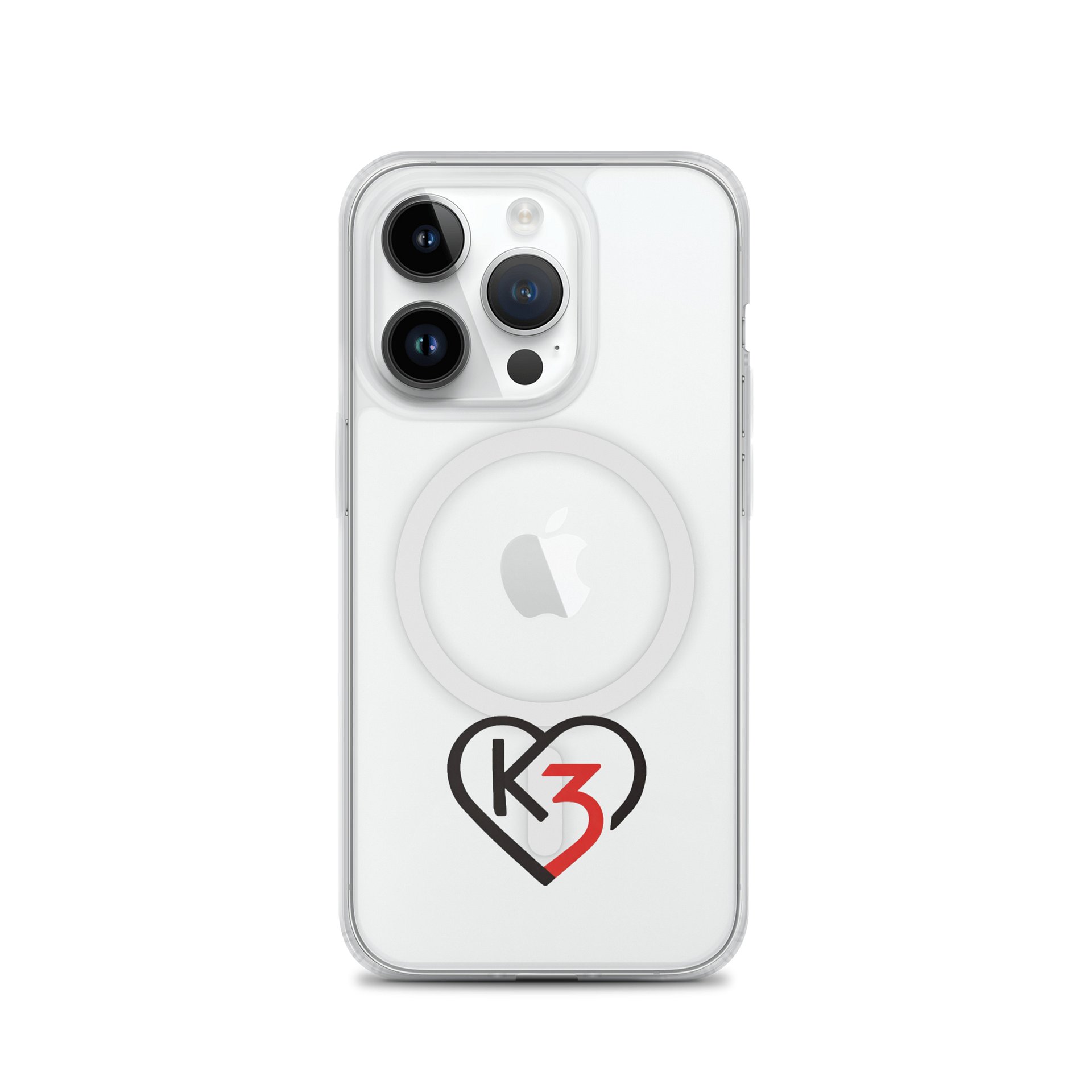 Carry the Feeling™ | Heartmark MagSafe Case (Low Placement) | Minimal Clear Case product image (1)