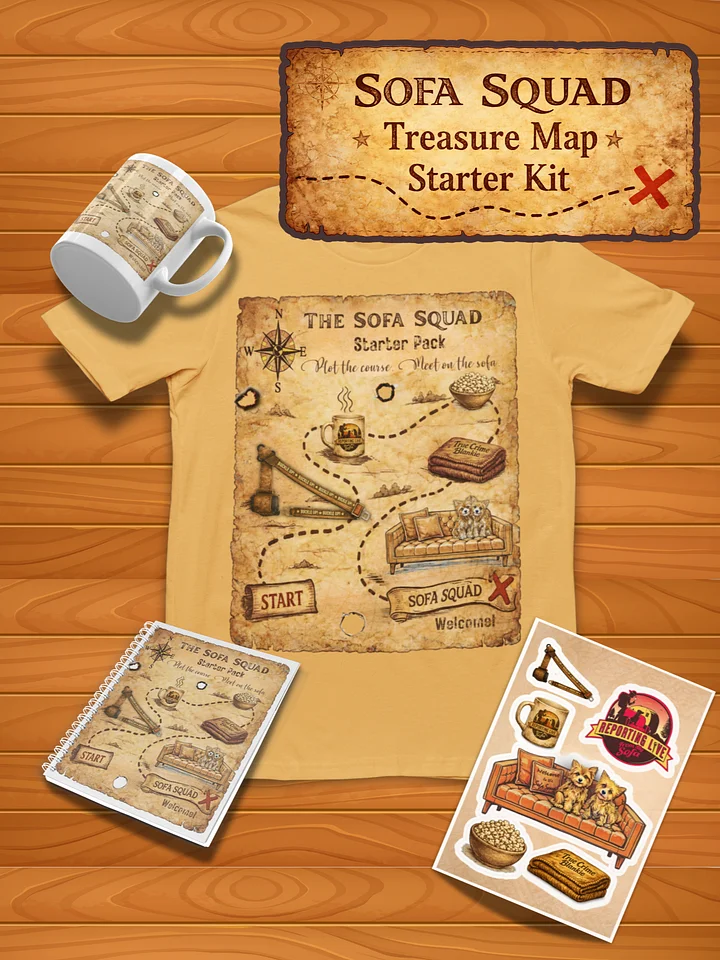 Sofa Squad Treasure Map Starter Kit Bundle product image (1)