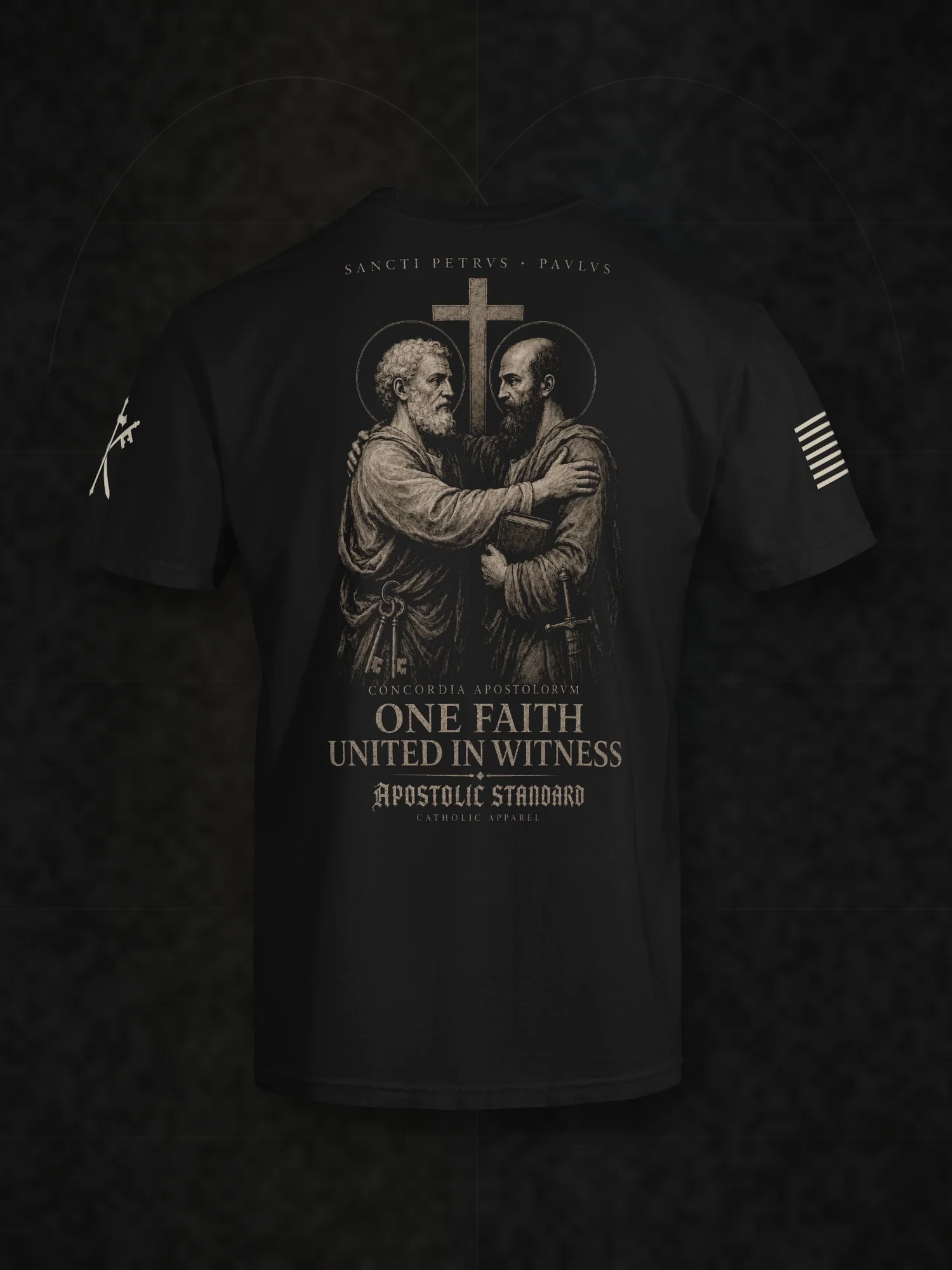 Saints Peter & Paul — United in Witness Heavyweight Tee product image (5)
