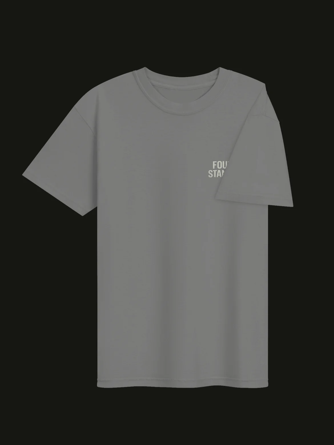 Plain fourth standard tee (gray) product image (3)