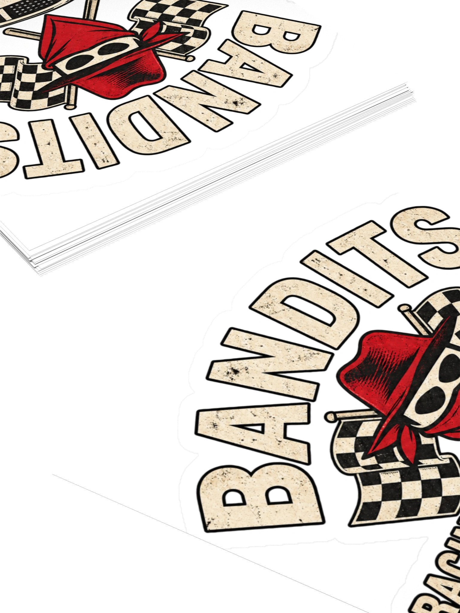 Bandits Racing Club No. 03 3" Racing Sticker product image (4)