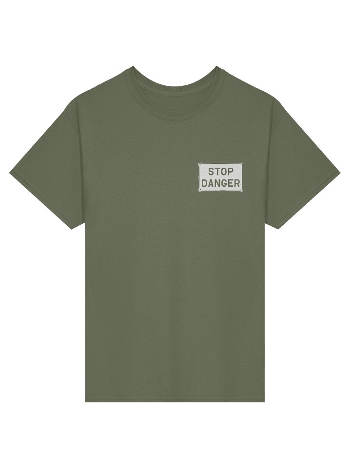 STOP DANGER Vintage UK Railway Metal Sign T-Shirt product image (1)