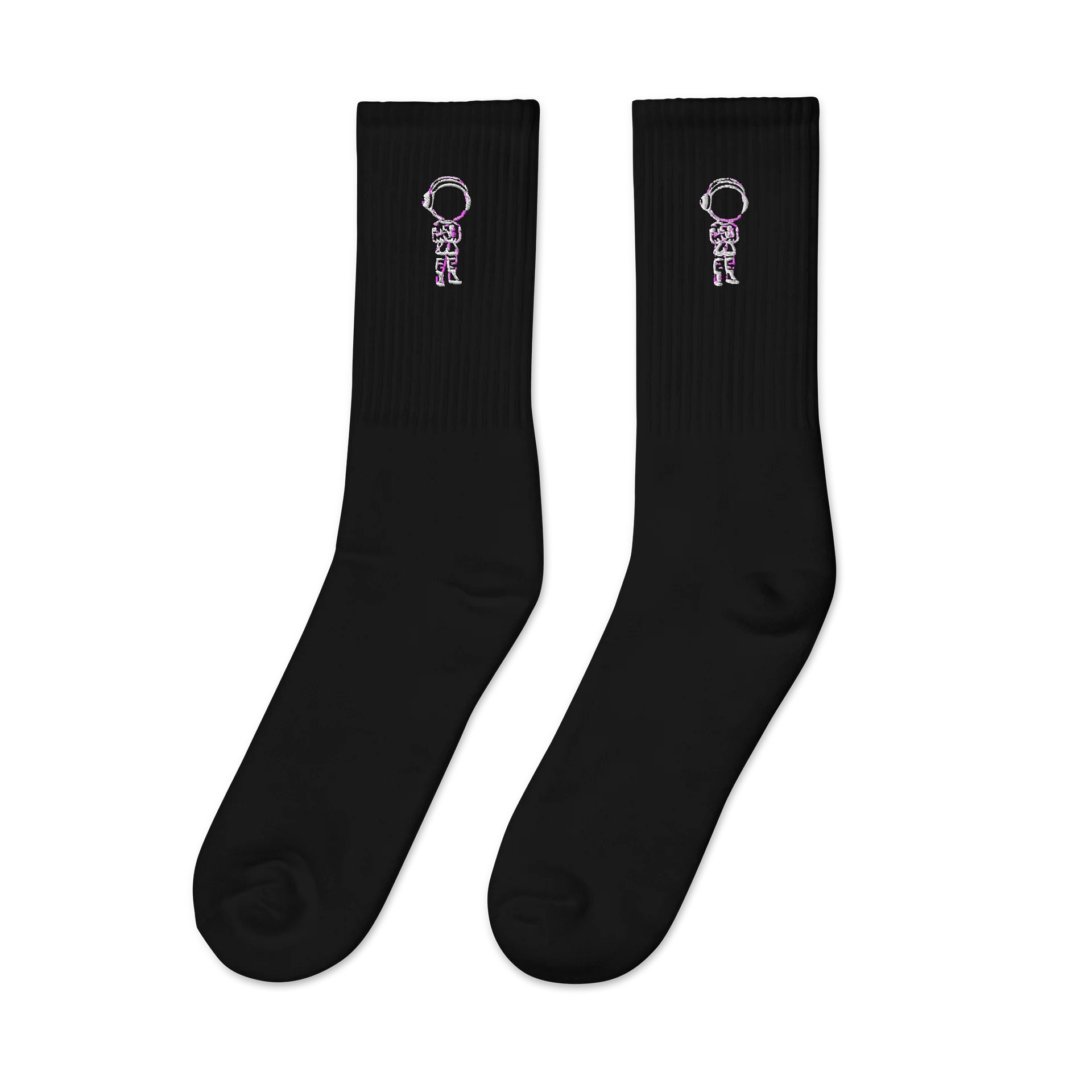 Masr City Astronaut Outline Black Socks product image (4)