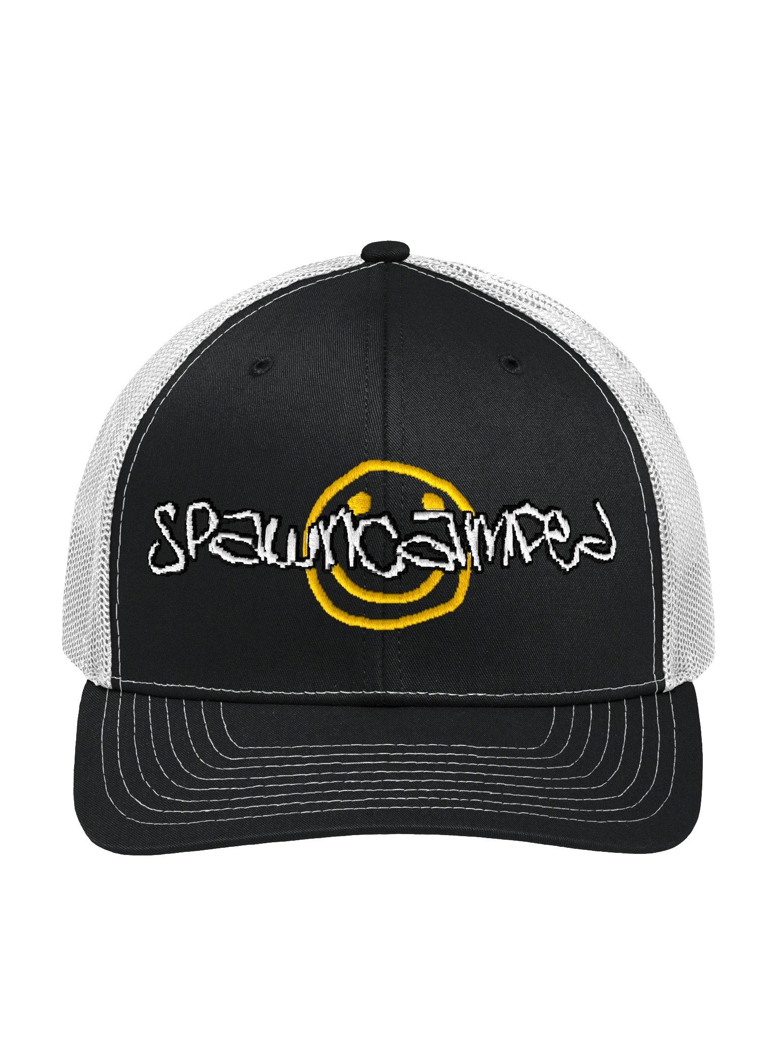 spawncamped "smiley" trucker hat product image (1)