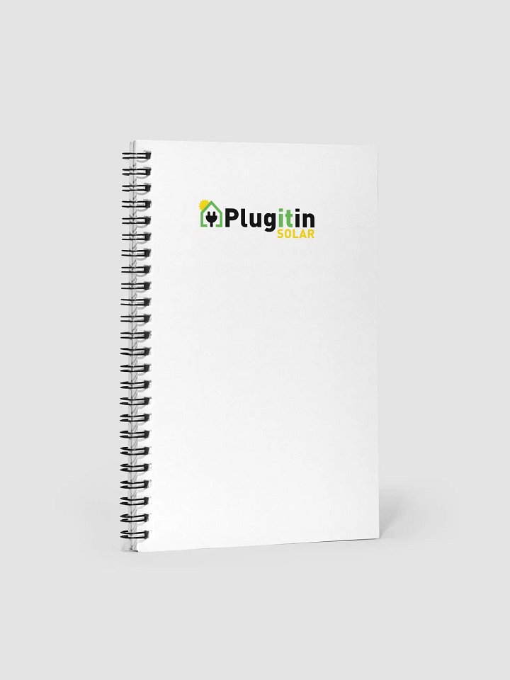 Plug It In Solar High-Quality Spiral Notebook product image (1)