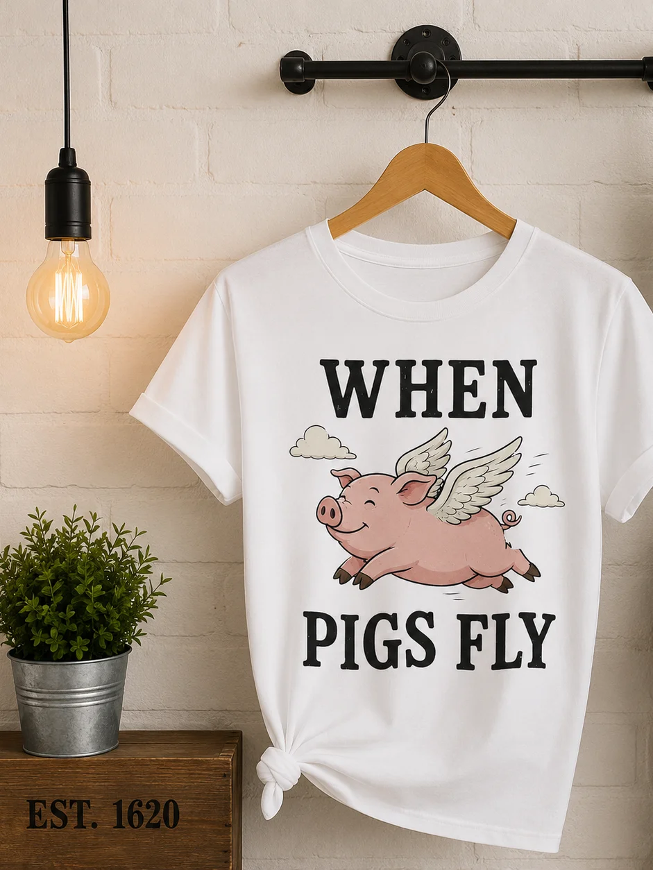 When Pigs Fly Tee product image (5)