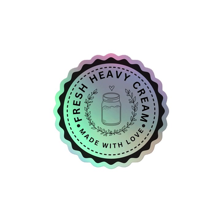 Love in a Jar Holographic Sticker Sheet product image (2)