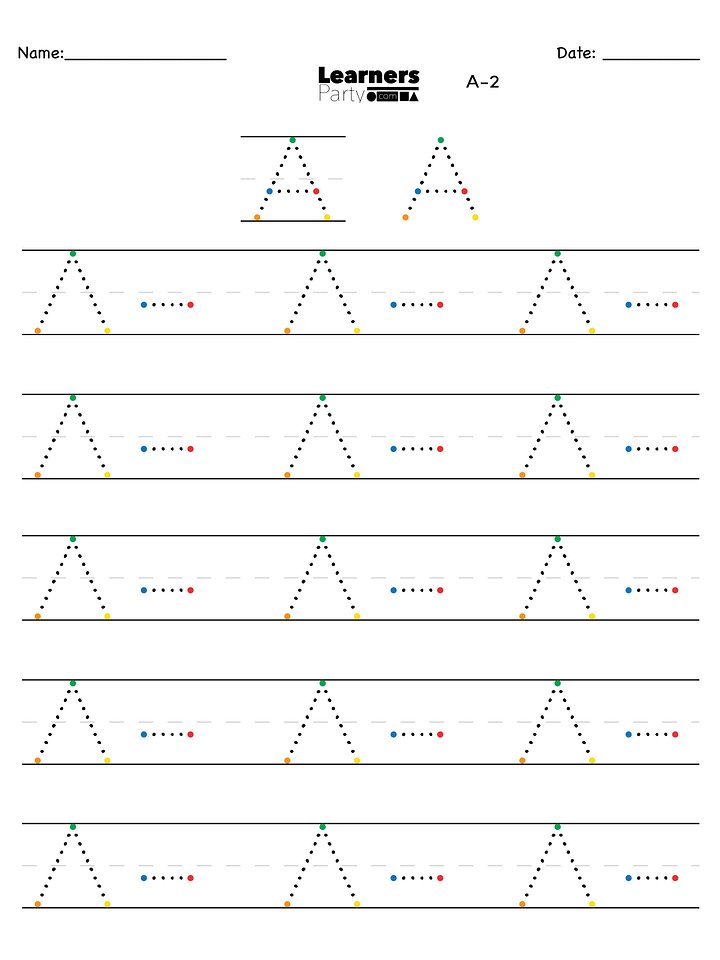 A - Z Progressive Letter Builder Complete Alphabet Handwriting System product image (2)
