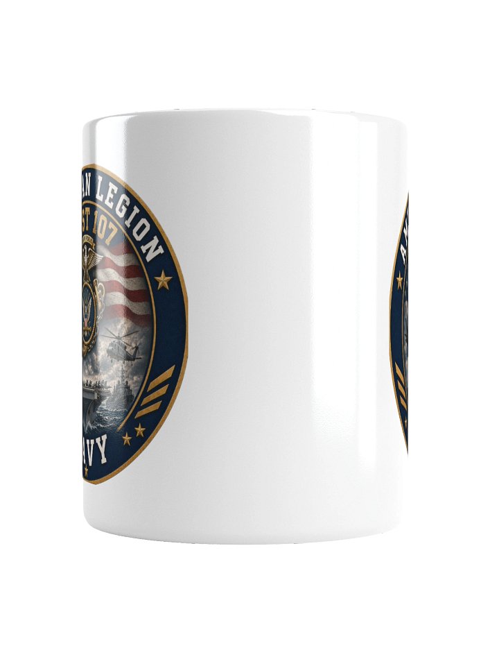 American Legion Post 107 Navy Emblem Mug product image (2)