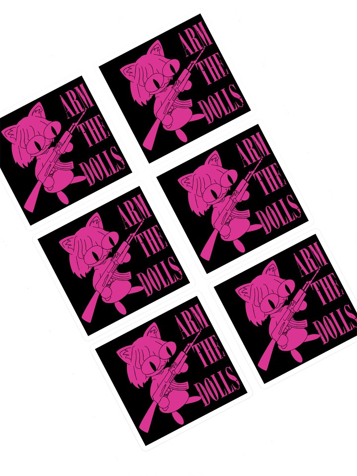 Arm The Dolls sticker sheet product image (1)