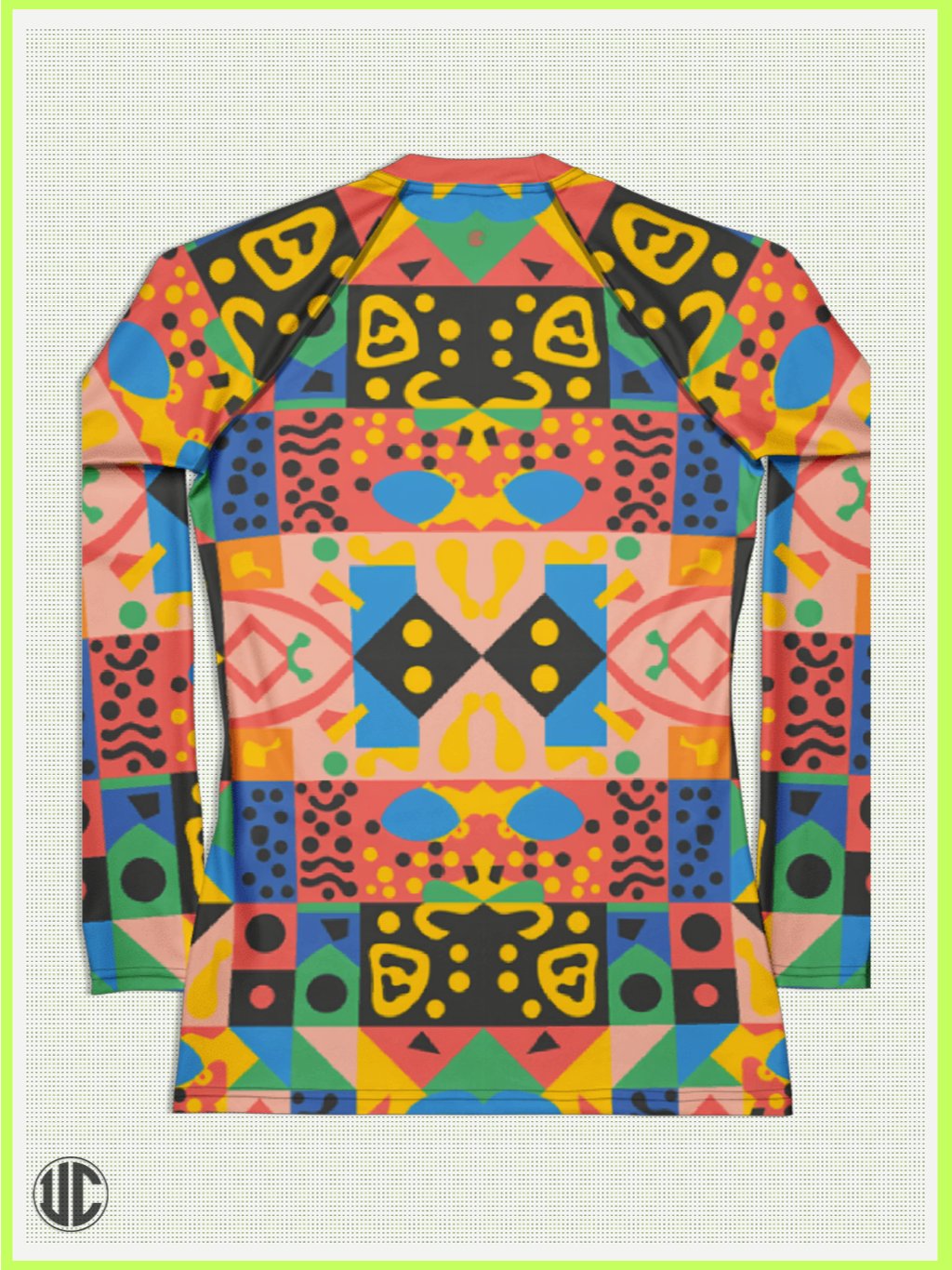 Vivid Memphis Style - Women's Rash Guard product image (4)