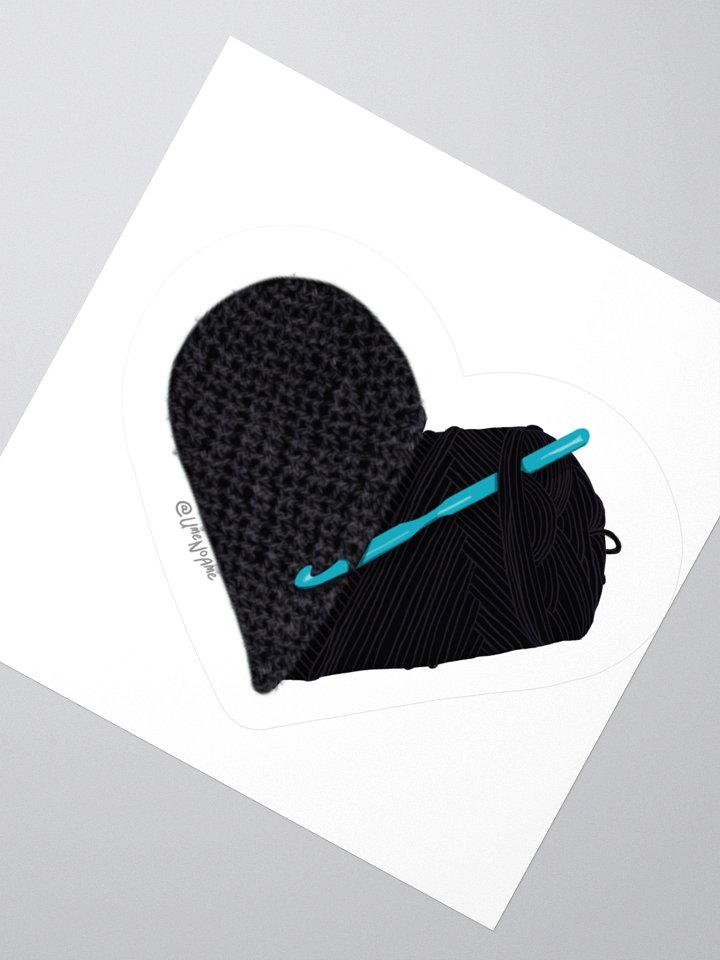 Crochet Love - Black Sticker product image (4)