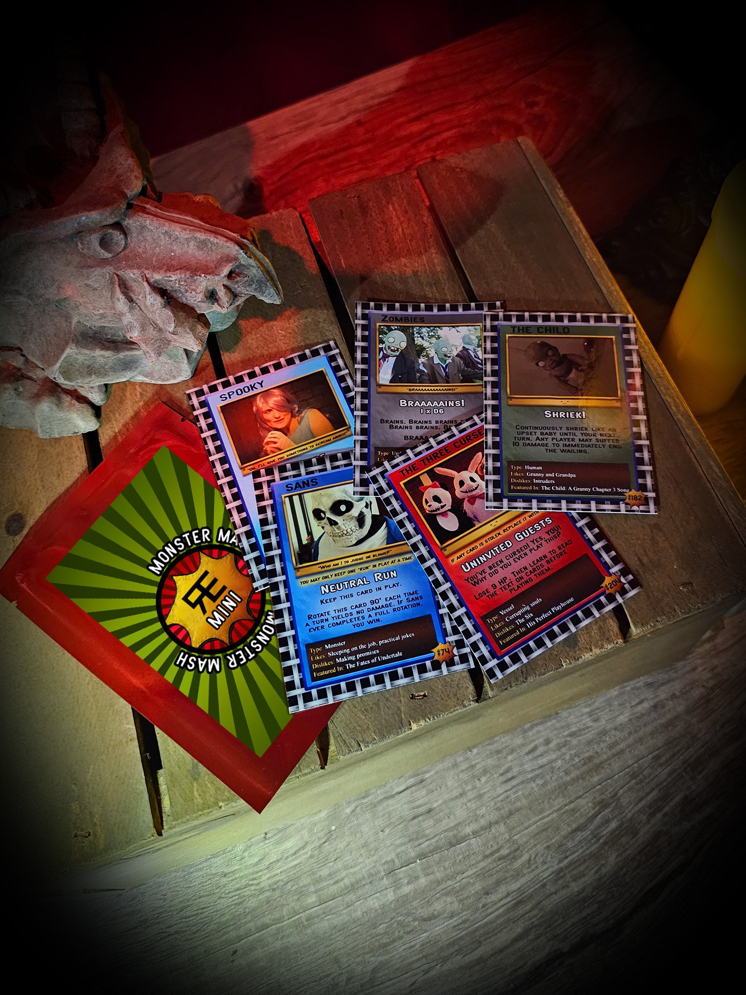 Trading Card MINI Pack - Monster Mash product image (1)