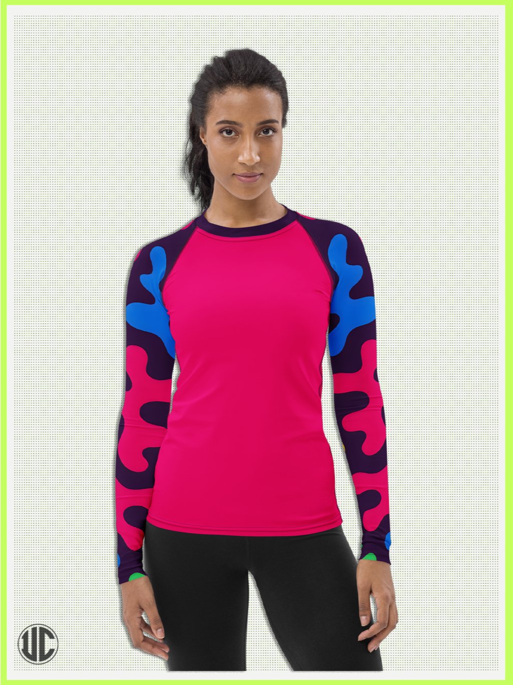 Nova’s Acid Pop – Women’s Rash Guard product image (3)