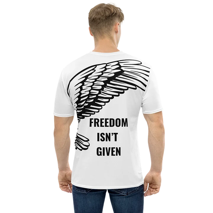 Freedom Isn’t Given | Bald Eagle All-Over T-Shirt – Northern Adventure Exclusive product image (1)