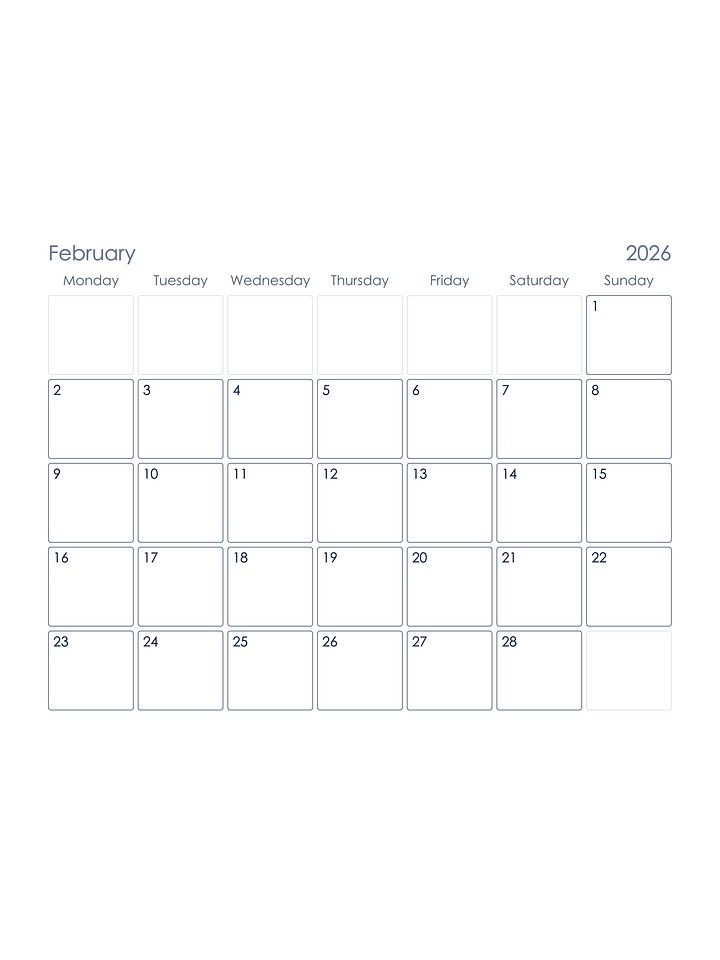 月历 Month Calendar product image (2)
