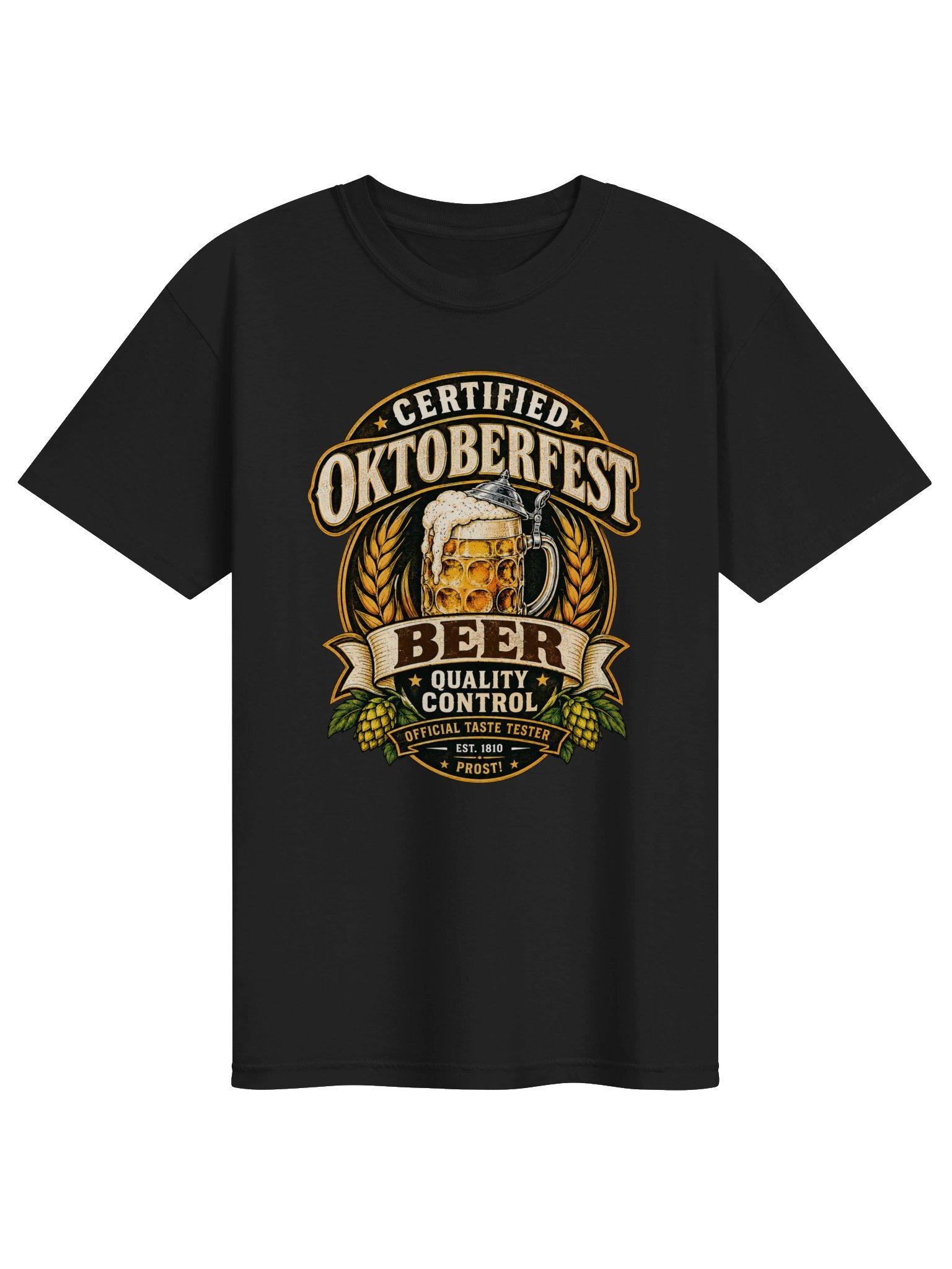 Professional Beer Tester Oktoberfest T-Shirt – Funny German Beer Lover Tee product image (1)