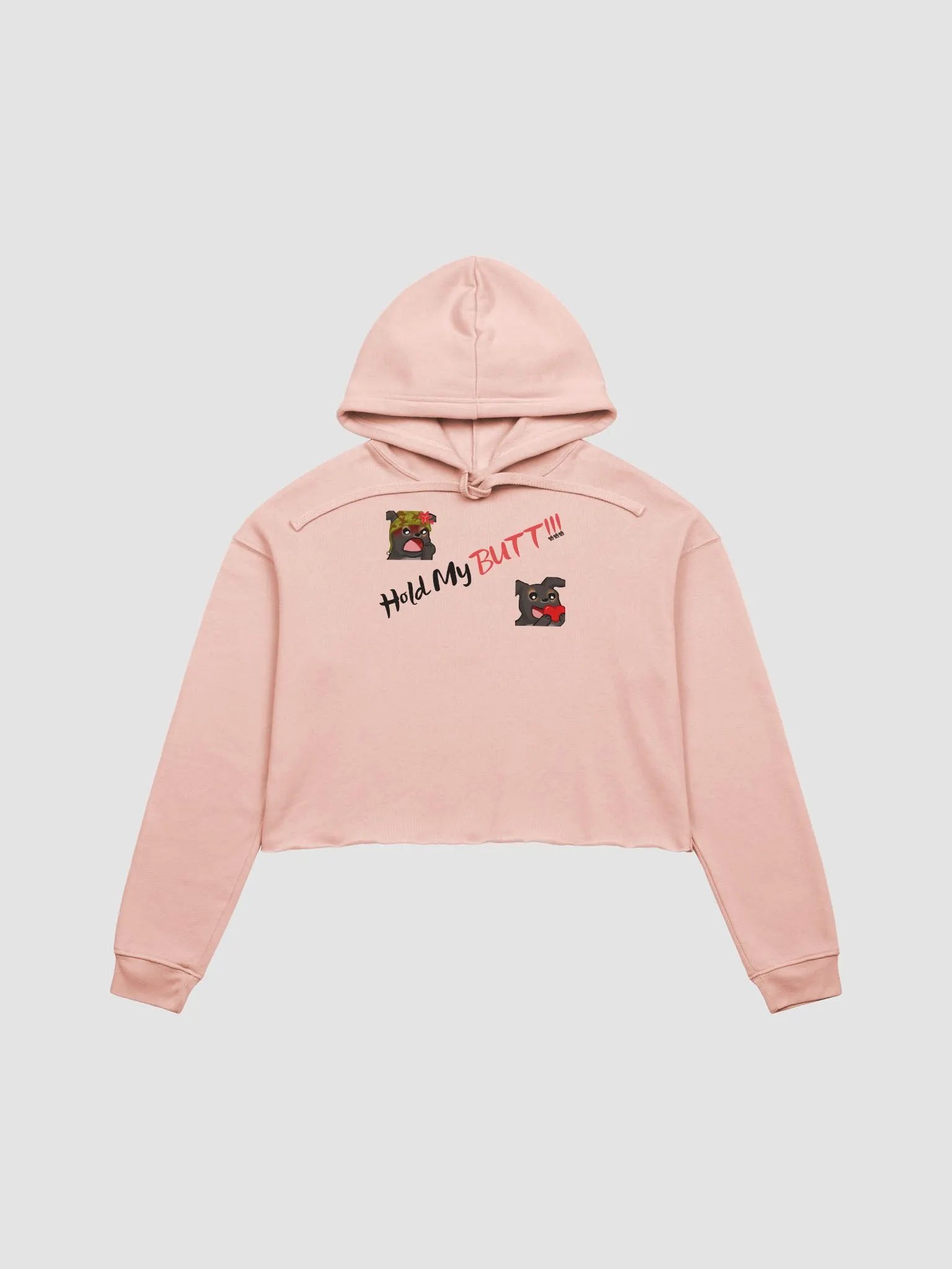 Booty Cropped (Black Lettering) product image (1)