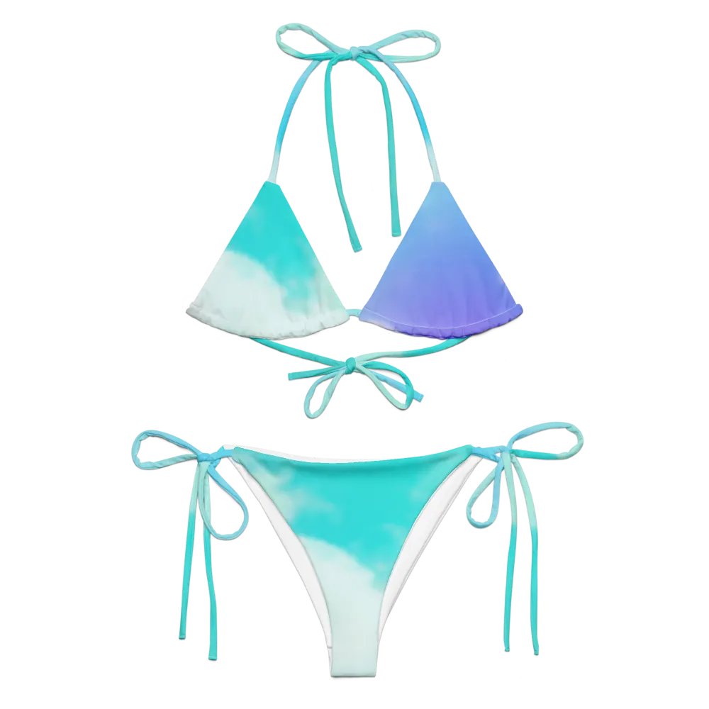 Blur cloud rainbow Design String Bikini - V2 product image (7)