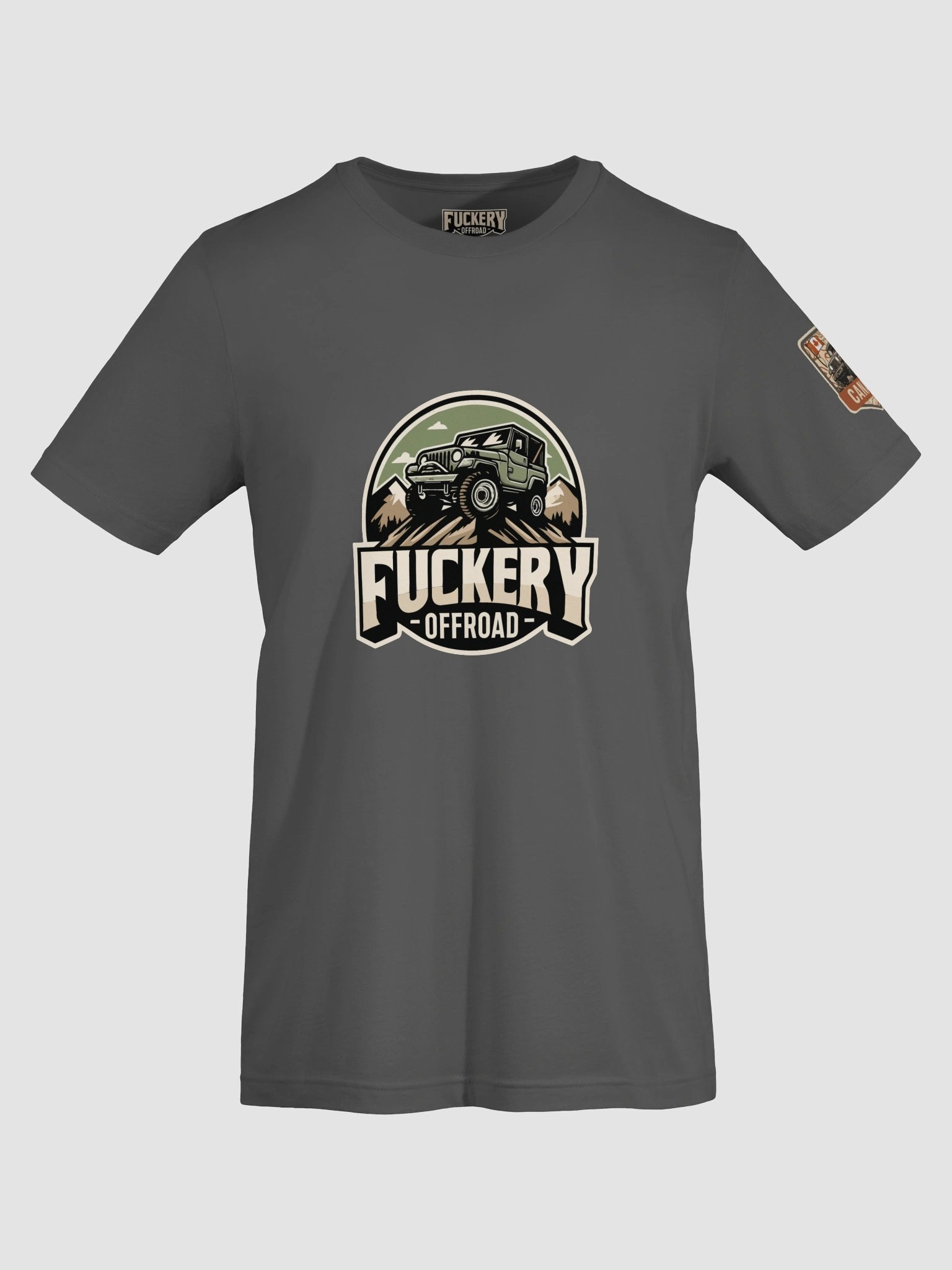 Unisex t-shirt with Fuckery Jeep Logo and Finesse Slogan (Dark colours) product image (54)