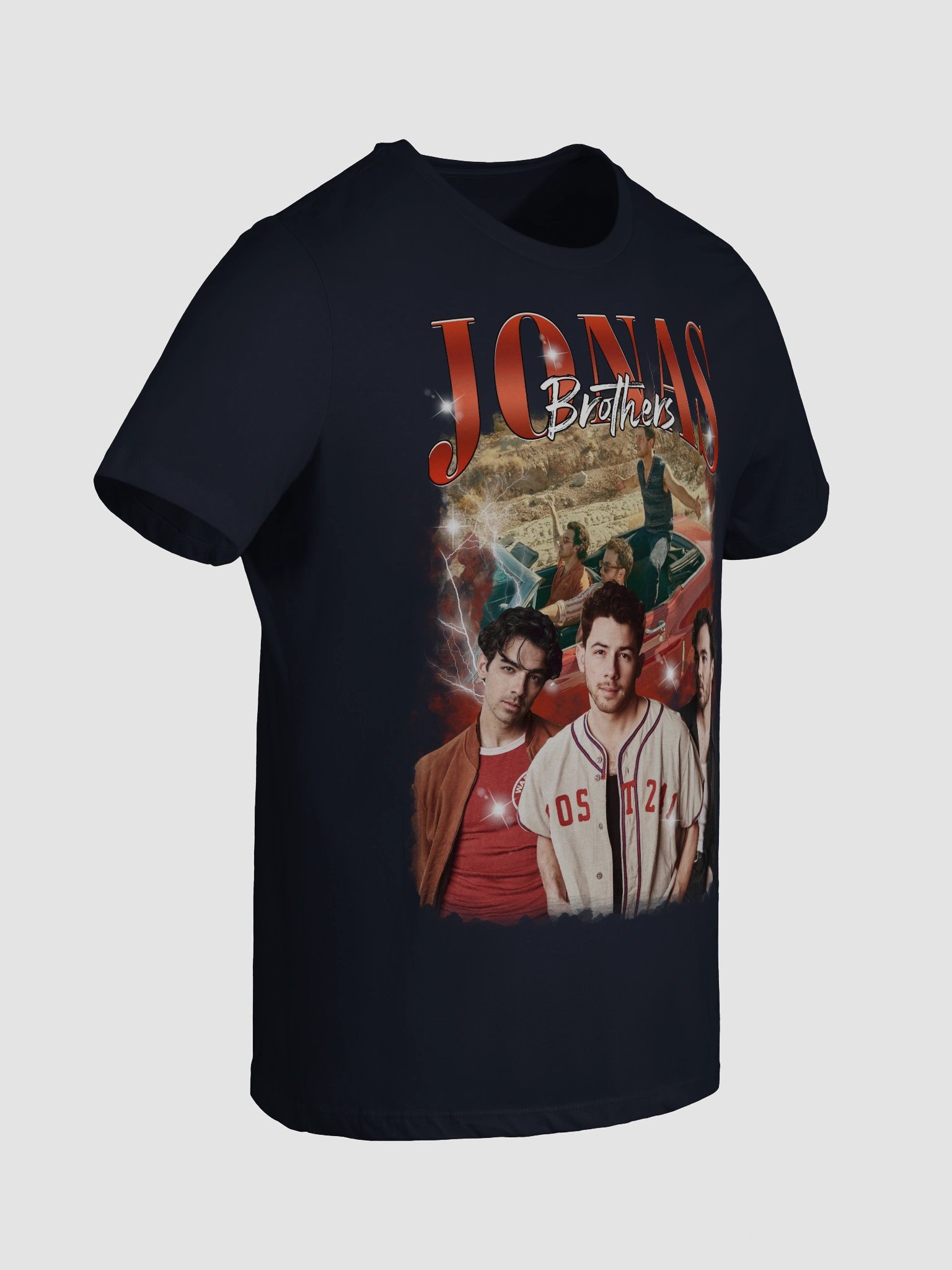 Women's Supersoft Relaxed-fit T-Shirt Retro Jonas Brothers Tour Shirt product image (6)