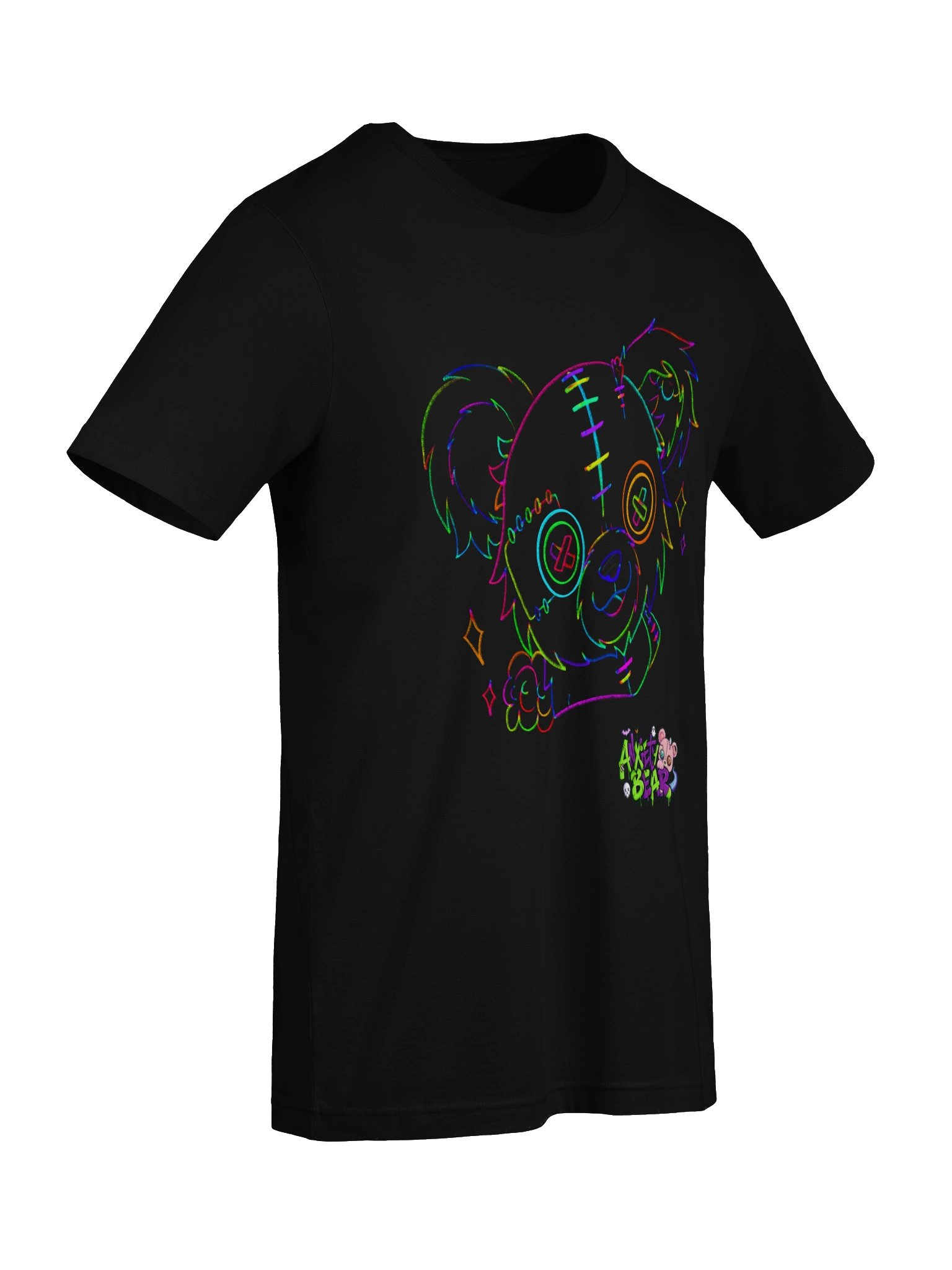 Rainbow Anxiety Bear T-shirt product image (64)