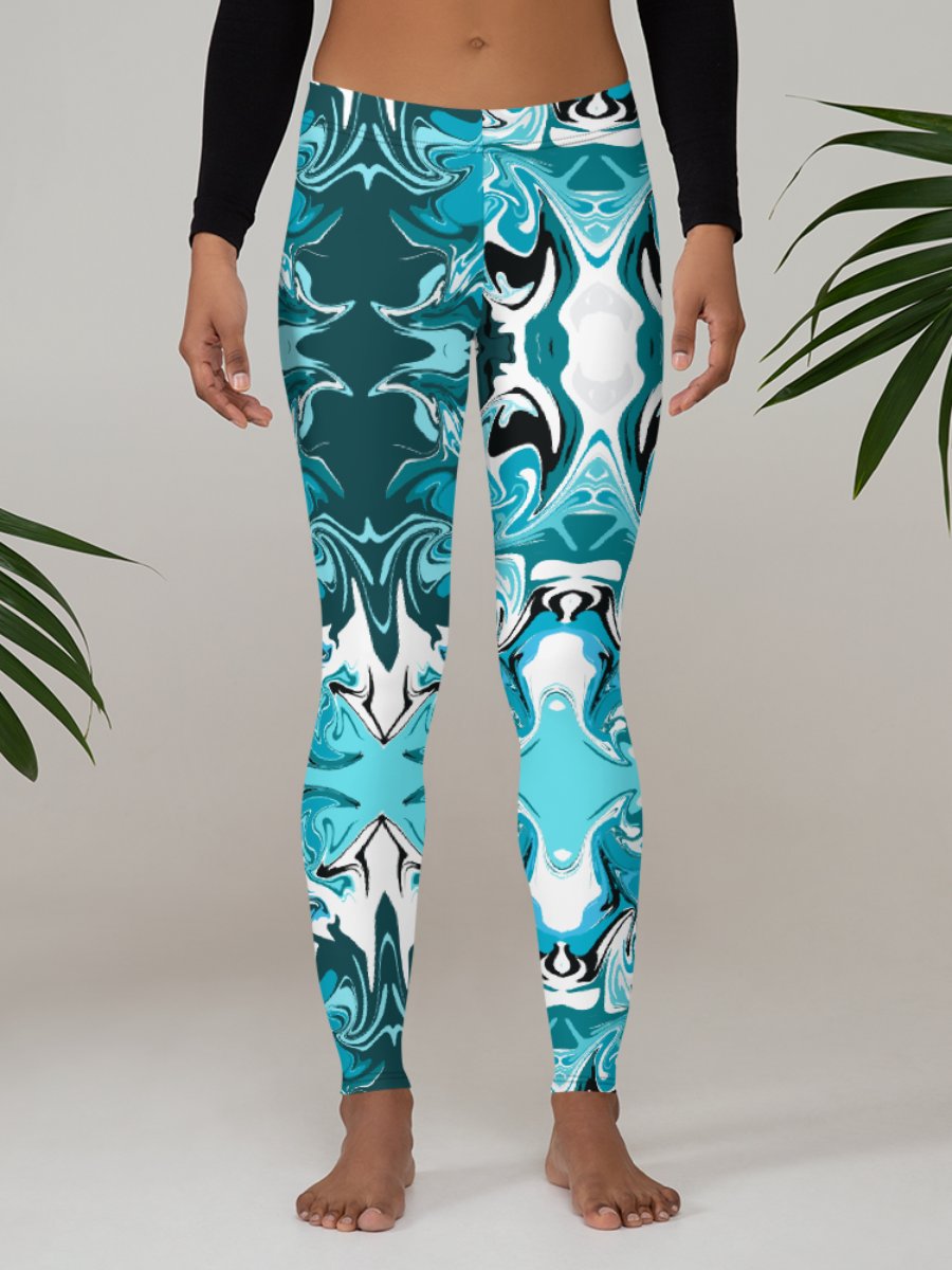 Blue Swirl Leggings product image (2)