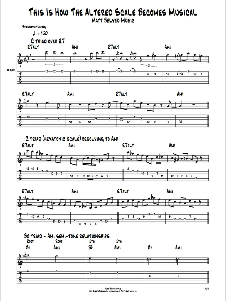 The Altered Scale's Four Triad Worlds product image (2)