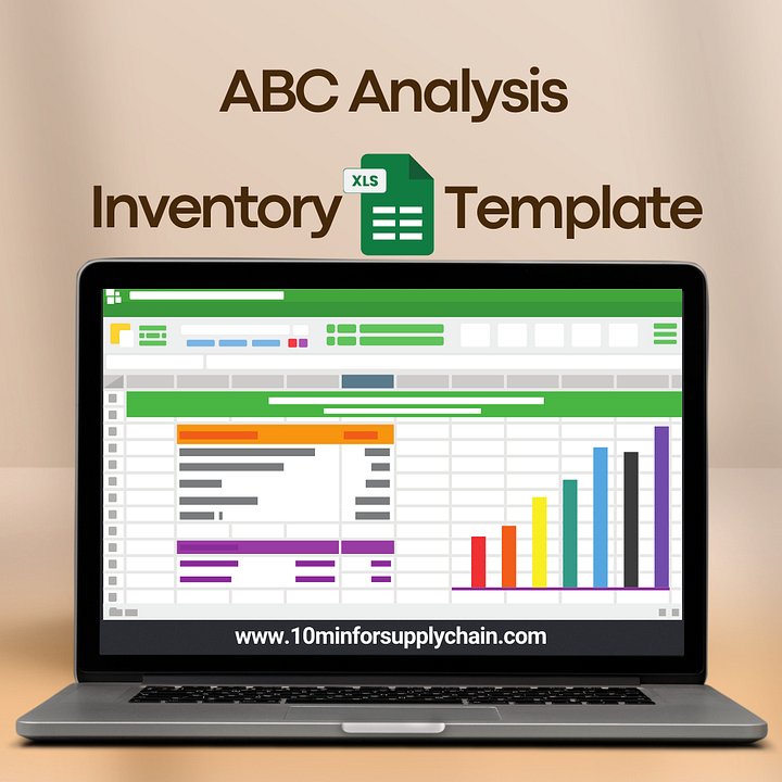 Inventory ABC Analysis Excel Template product image (1)