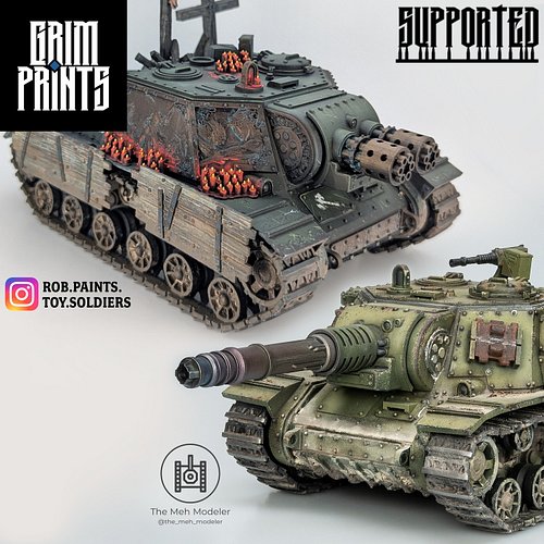 We're now live! Hope to have your support! :)

https://www.kickstarter.com/projects/grimprints/grim-isu-152-heavy-tank-destro...