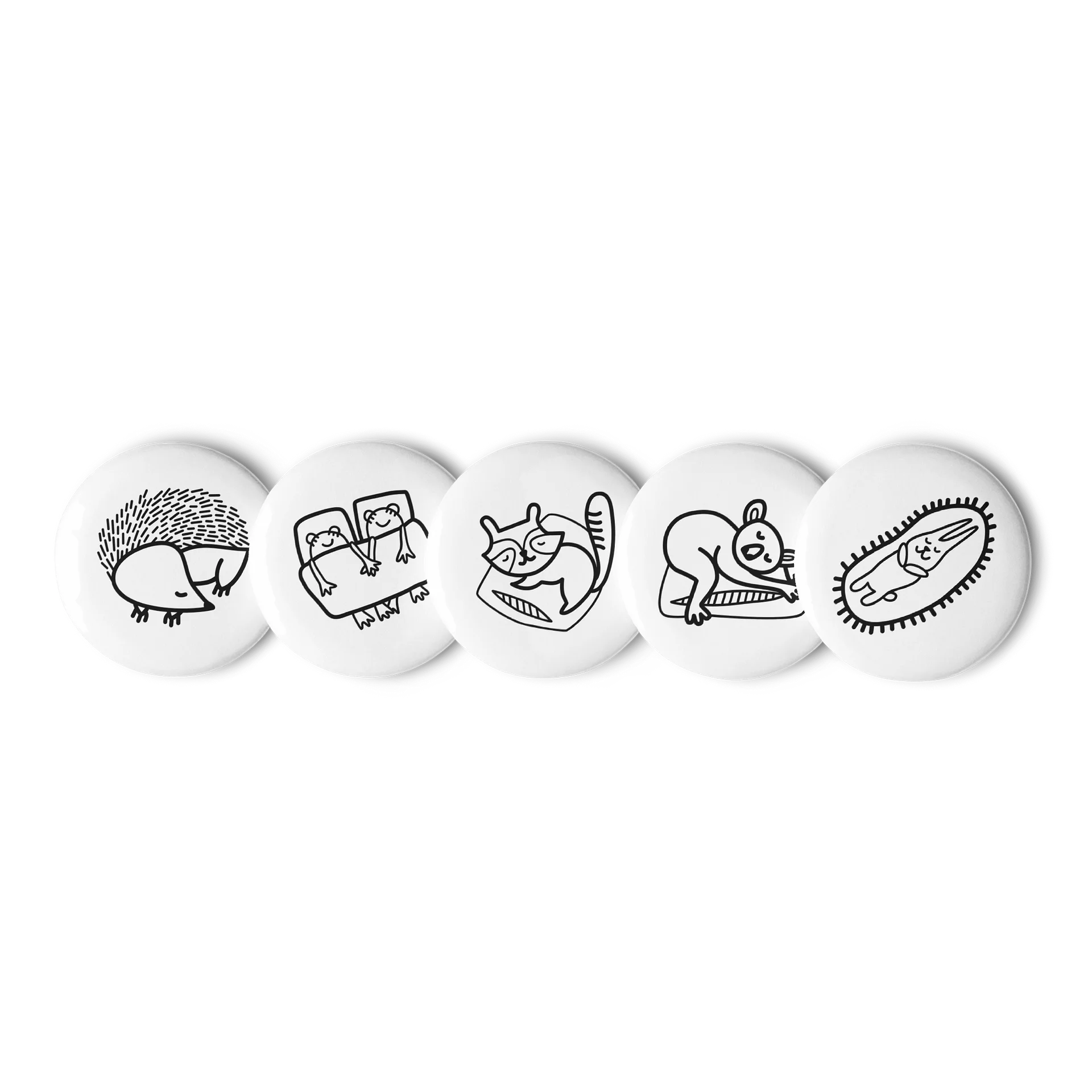 Bed By 10 Club Sleepy Animal Pins product image (1)