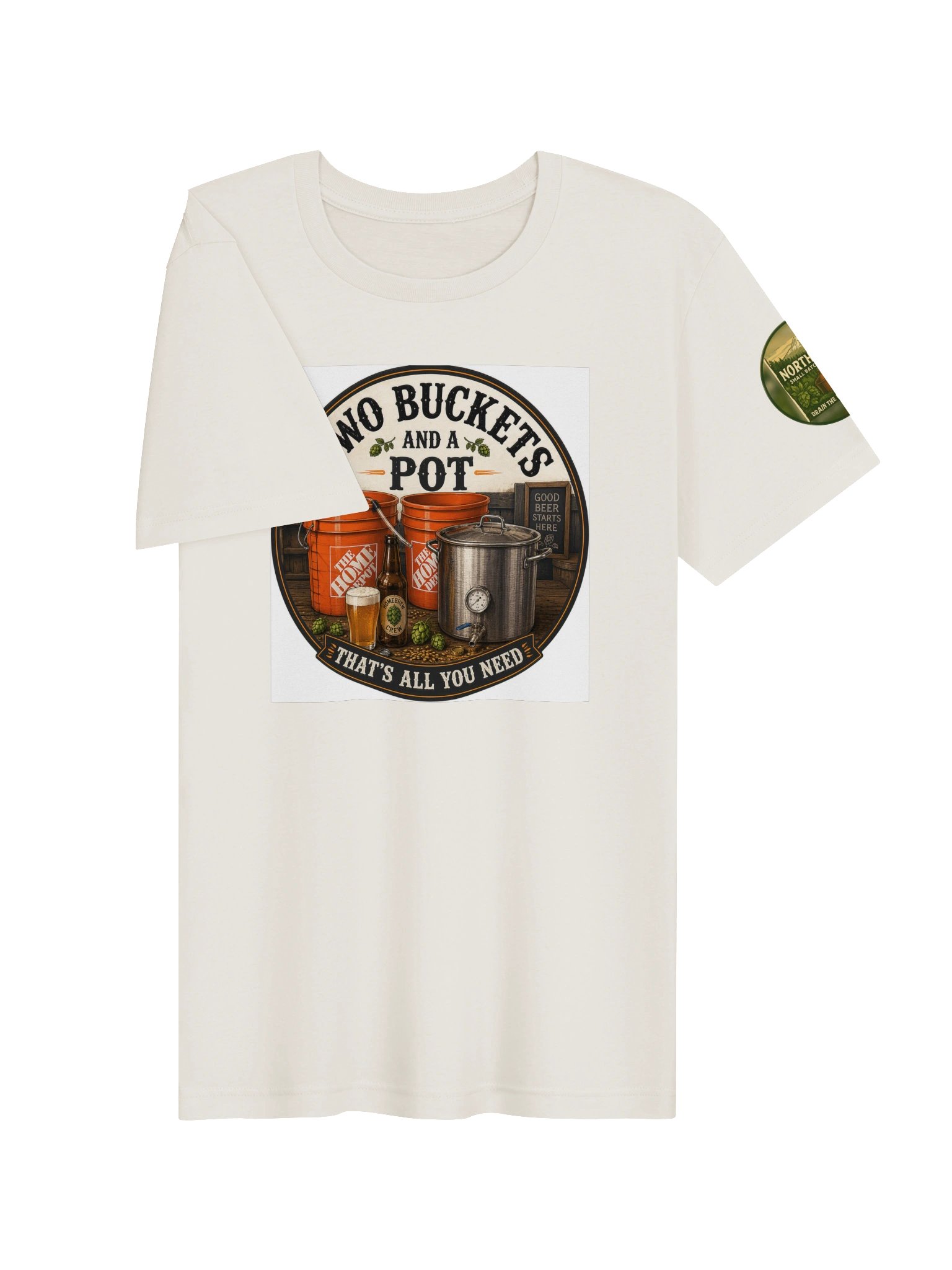 2 Buckets T-Shirt product image (3)