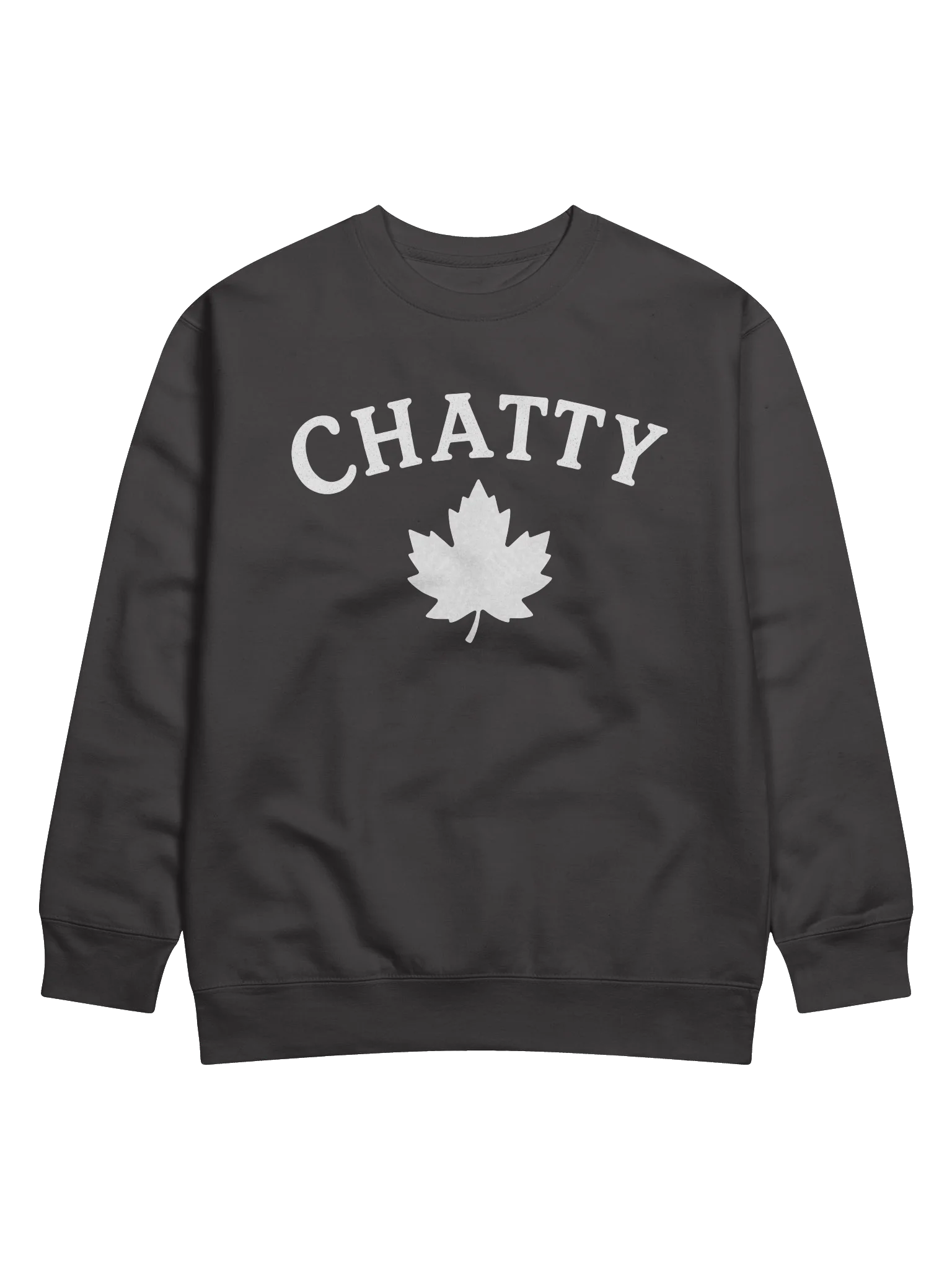 Chatty Leaf Premium Sweatshirt | Cozy Chatty Fall Collection product image (71)