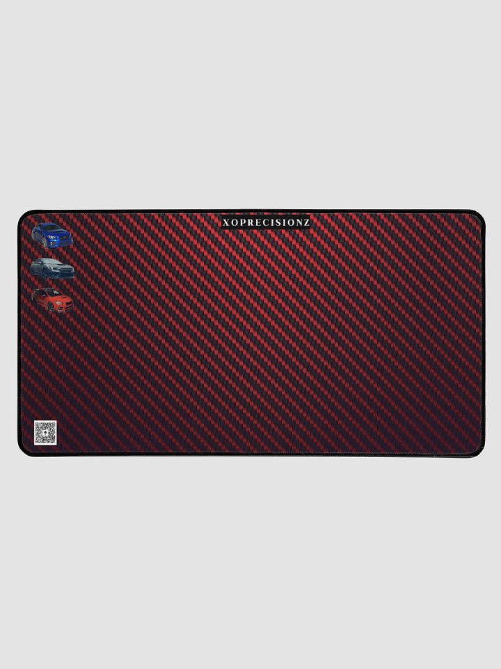 Large Gaming Mousepad - Red Carbon Fiber product image (1)