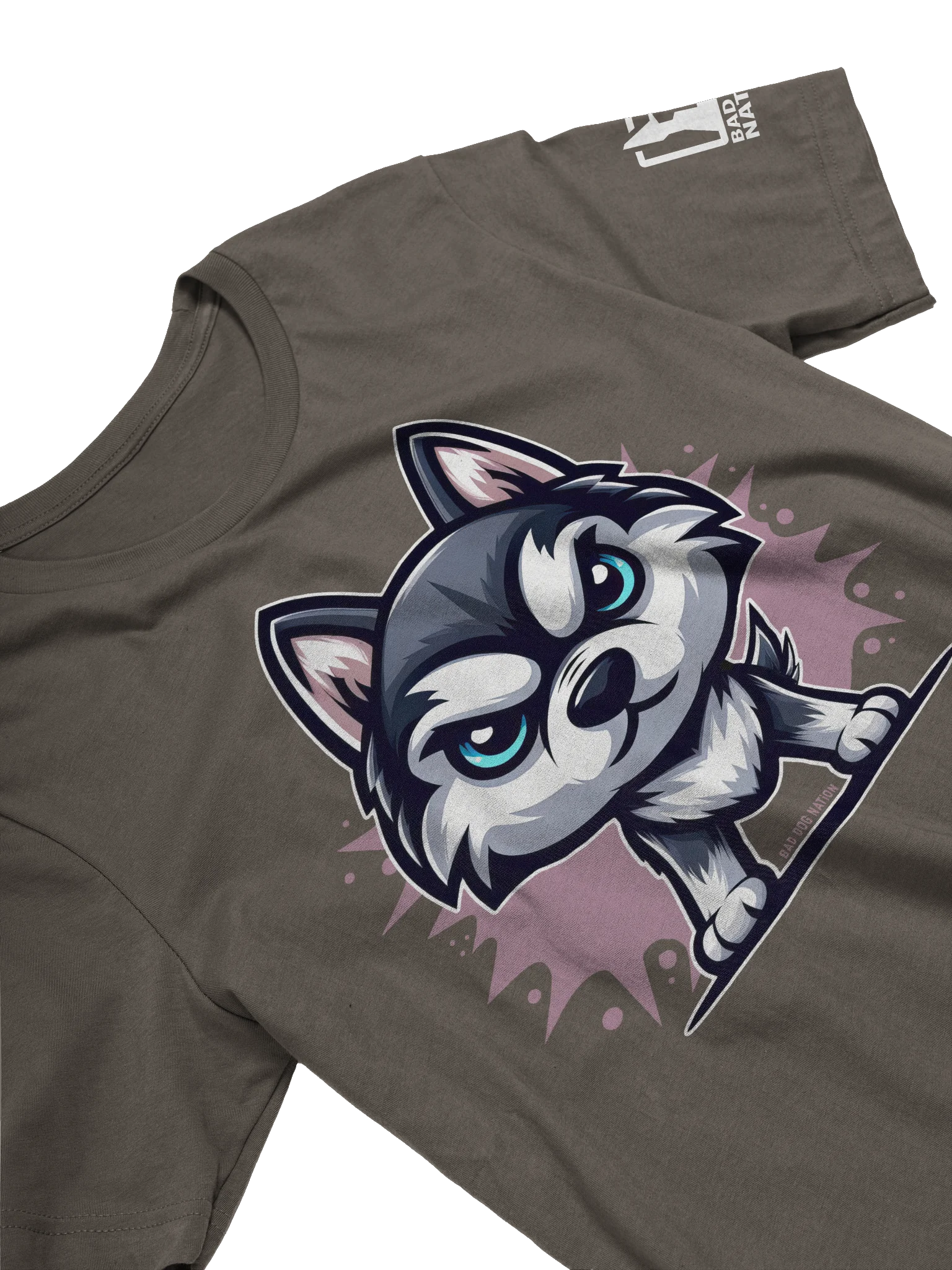 Husky Angry Pup - Premium Unisex T-shirt product image (3)