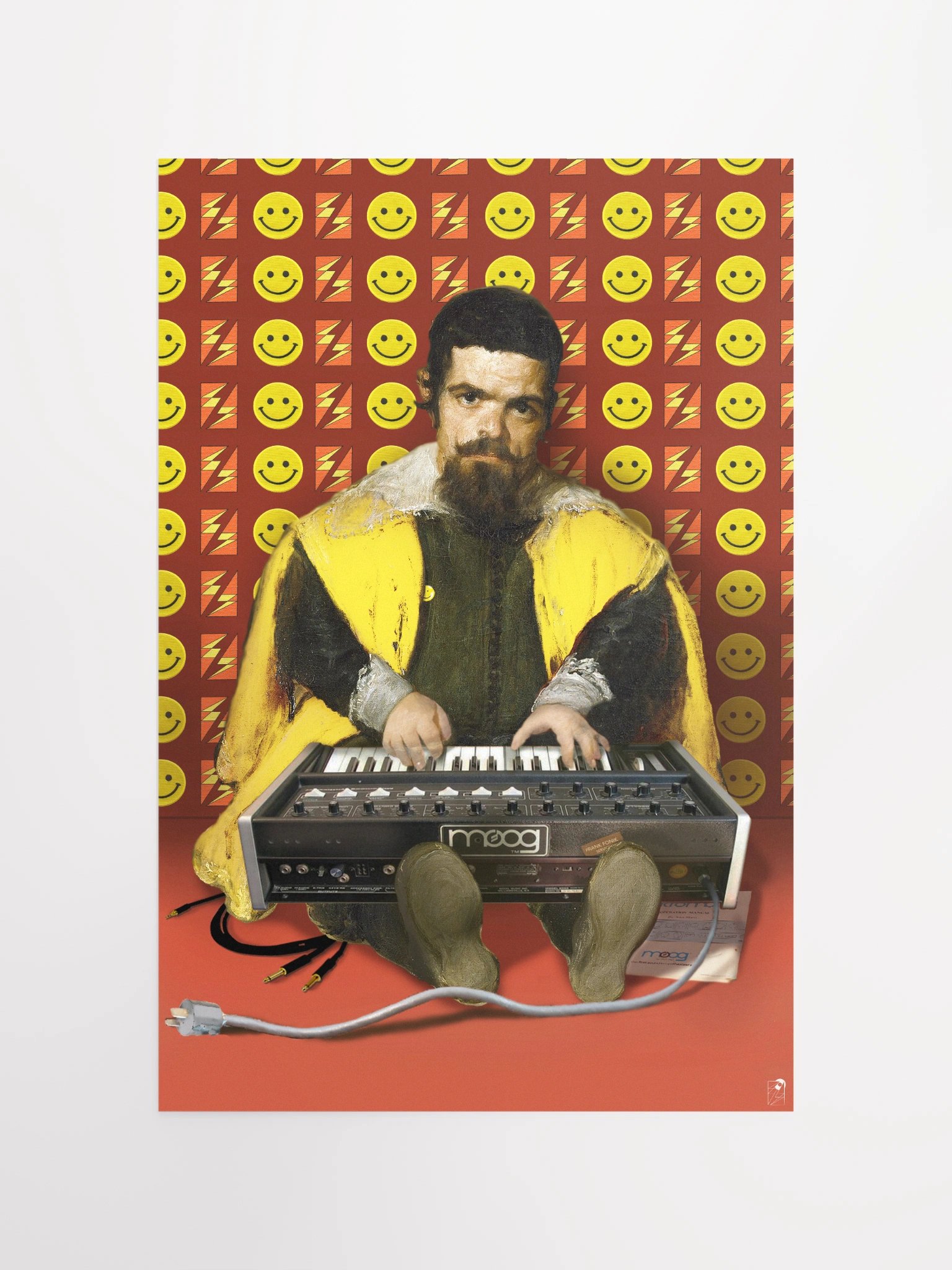 El Micro mOOg del Primo, Micro mOOg tribute by Frank Fonik, EDM Techno Enhanced Matte Poster product image (4)