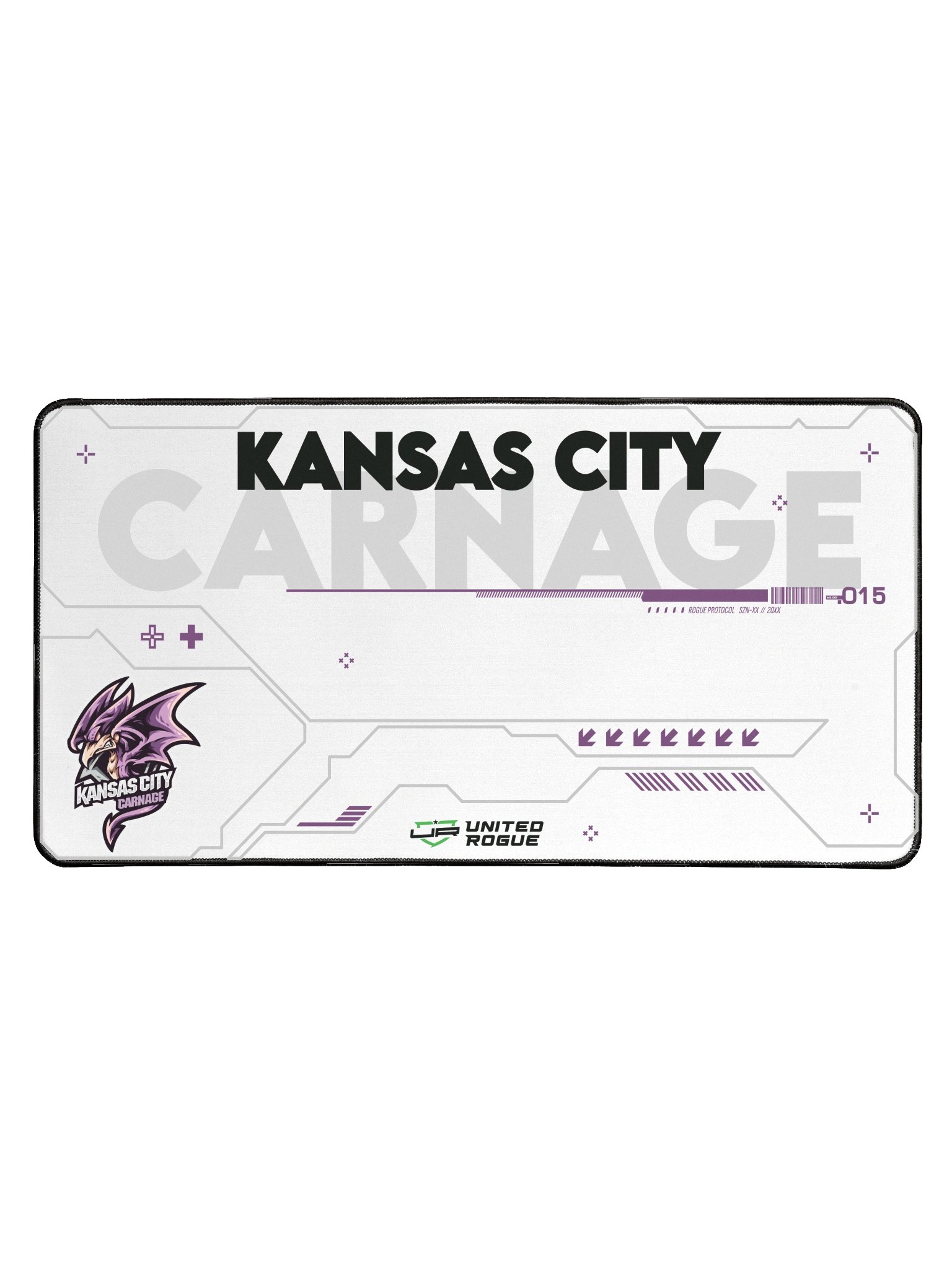 Kansas City Carnage White Desk Mat product image (1)