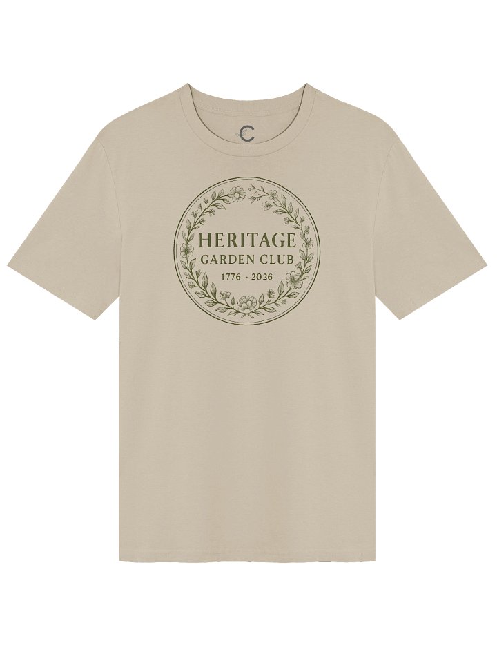 America 250: "Heritage Garden Club" Organic T-Shirt product image (2)
