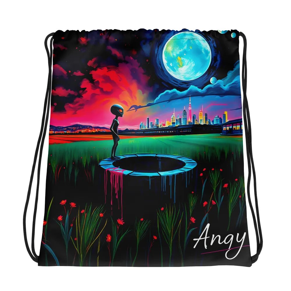 Celestial Dreams All-Over Drawstring Bag product image (1)
