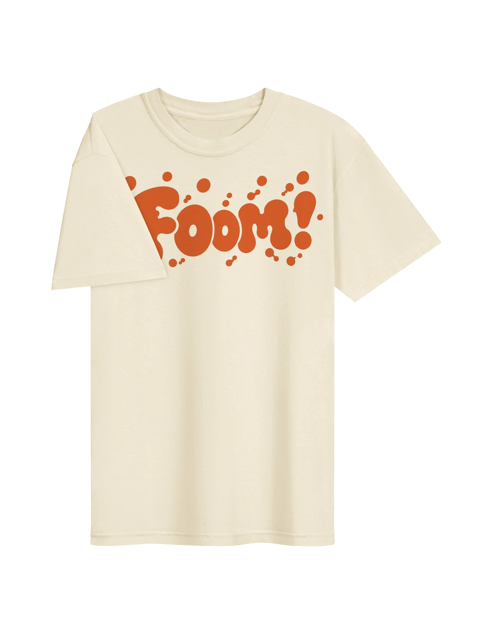 Foom Orange Bubble Wordmark Tee product image (3)