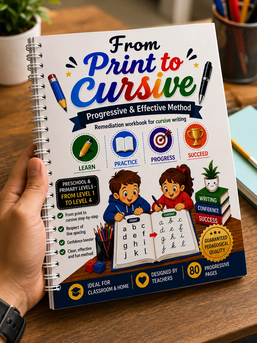From Script to Cursive: Handwriting Workbook product image (1)
