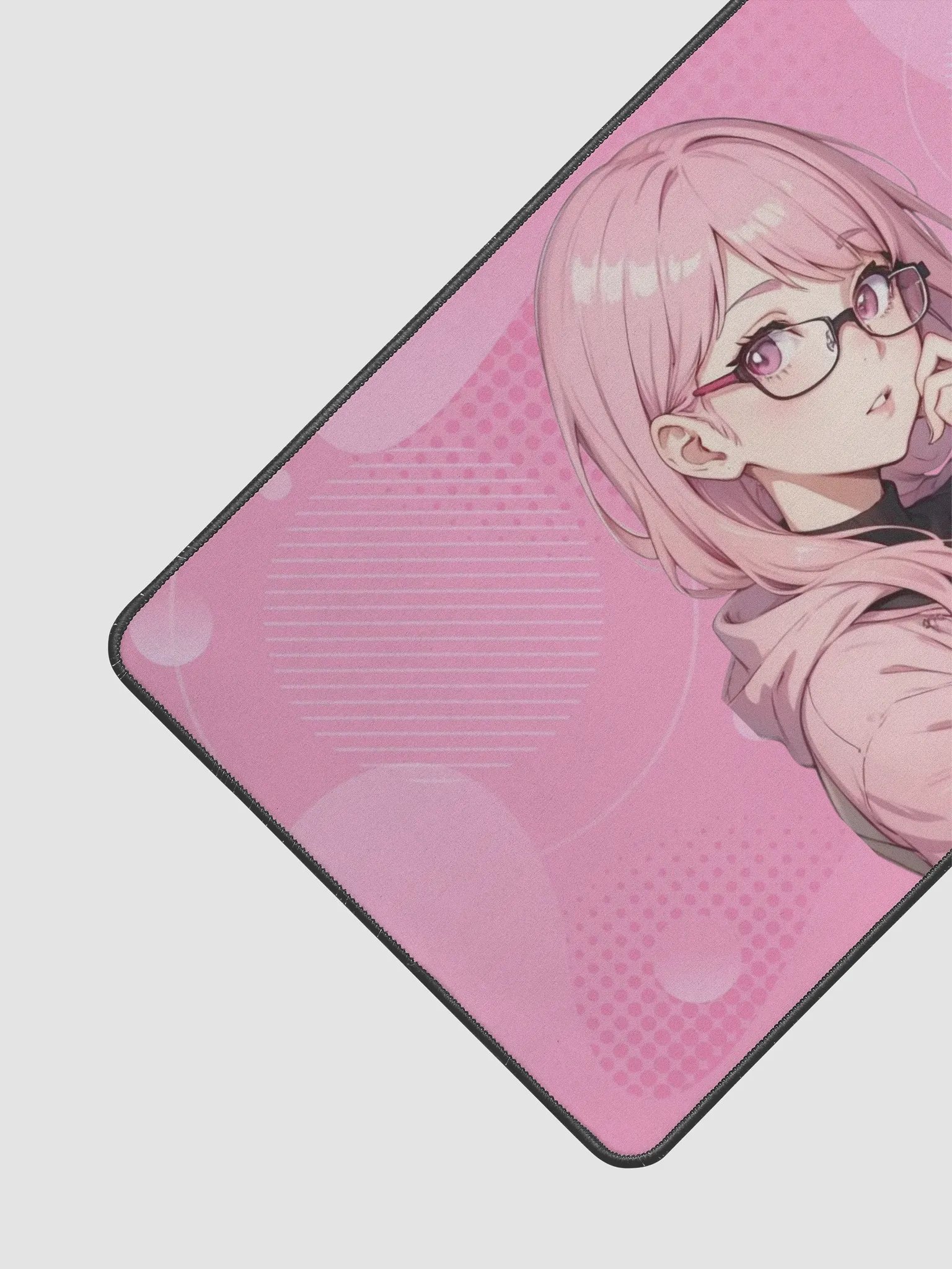 (PINK WAIFU) K Desk Mat 12" x 22" product image (2)