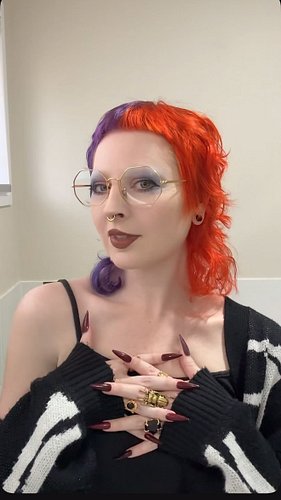 Dying my hair for Halloween! 🎃 

#Hair #hairstyles #haircolor #hairandmakeup #hairstyle #hairdye #splitdye #orangehair #purpl...