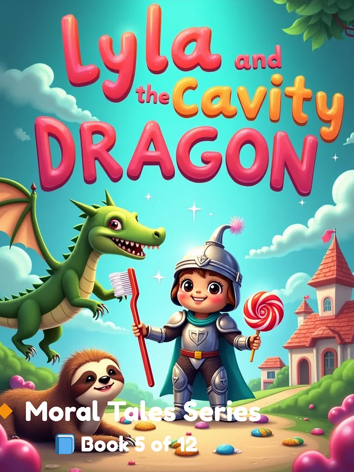 🐉🦷 Lyla and the Cavity Dragon – Illustrated Storybook with JessyJesty product image (1)