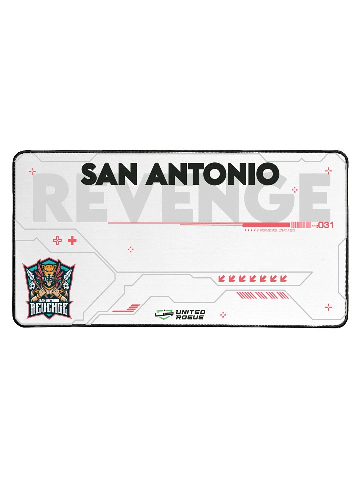 San Antonio Revenge White Desk Mat product image (1)