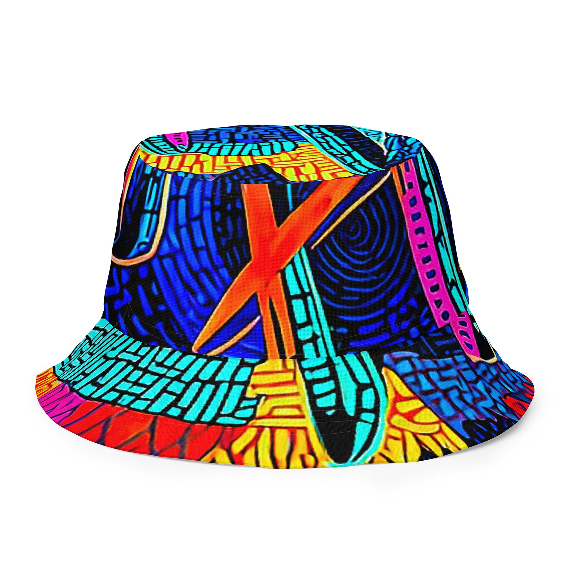 Neon Love Reversible Bucket Hat product image (8)