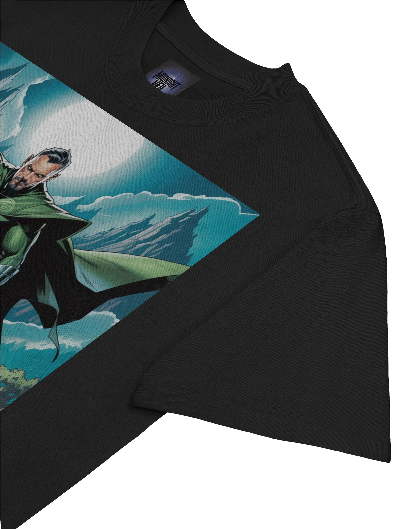 Eternal Shadows: Ra’s Al Ghul Inspired Oversized Faded T-Shirt product image (7)