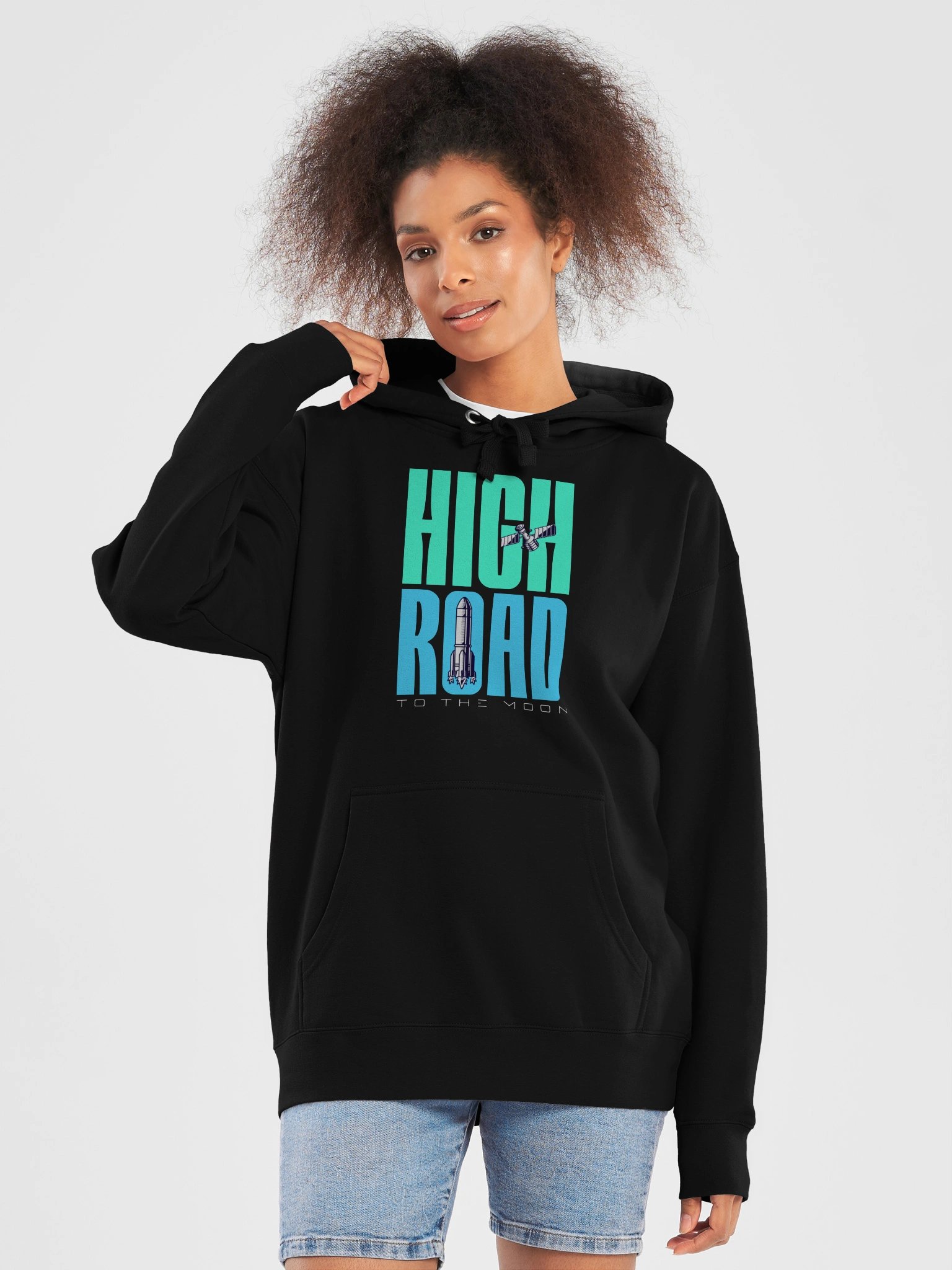 High Road to the Moon Space Explorer Hoodie product image (5)