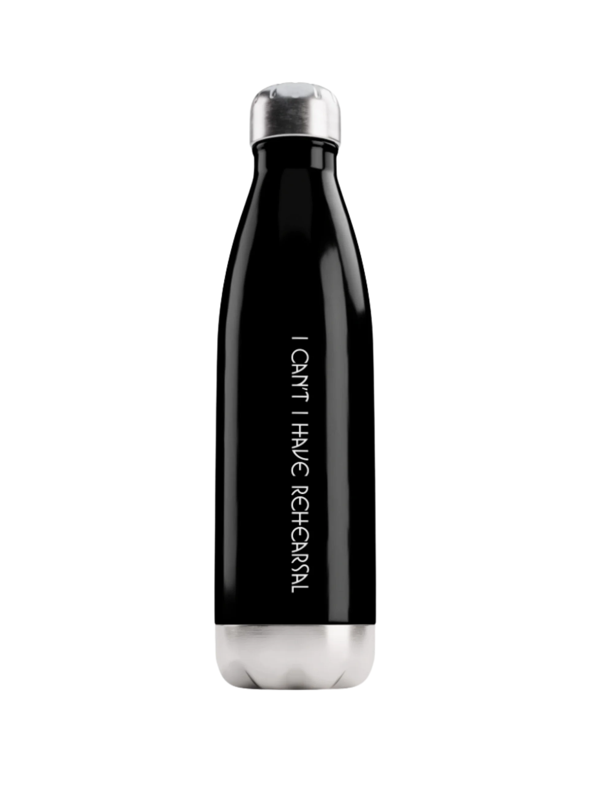 Narrow Mouth Black Stainless Water Bottle - Stages Logo product image (2)